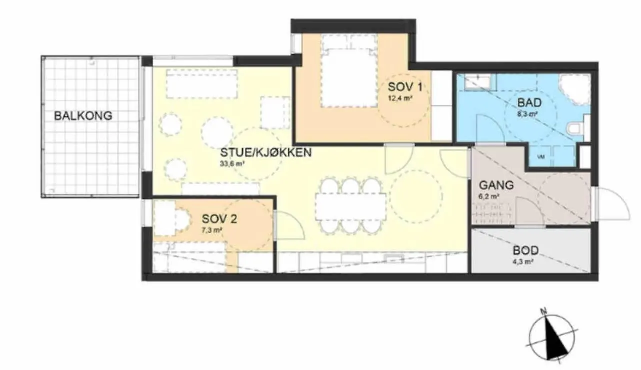 Apartmán Modern Apartment, 20 Min From Bergen City Center Arefjord